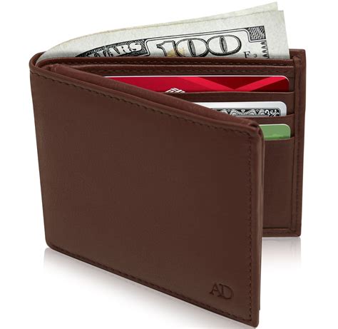 Men's Rfid Bifold Wallet 